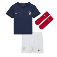 Dětský Fotbalový dres Francie Adrien Rabiot #14 MS 2022 Domácí Krátký Rukáv (+ trenýrky)